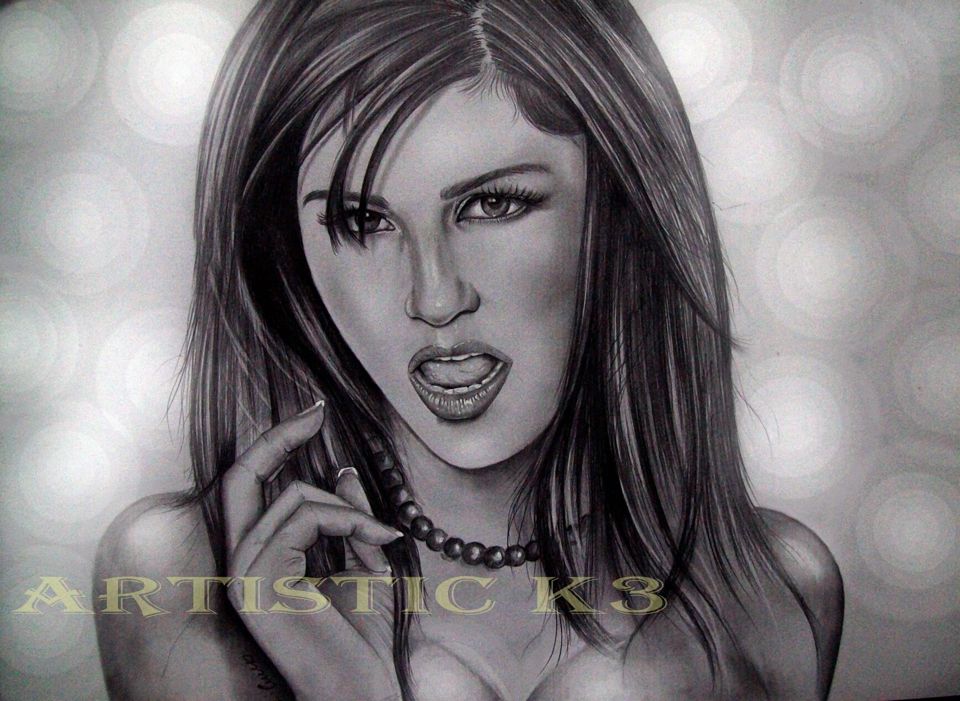 960x701 Sunny Leone Sketch Kk Sunnies, Painting And Art - Sunny Sketch