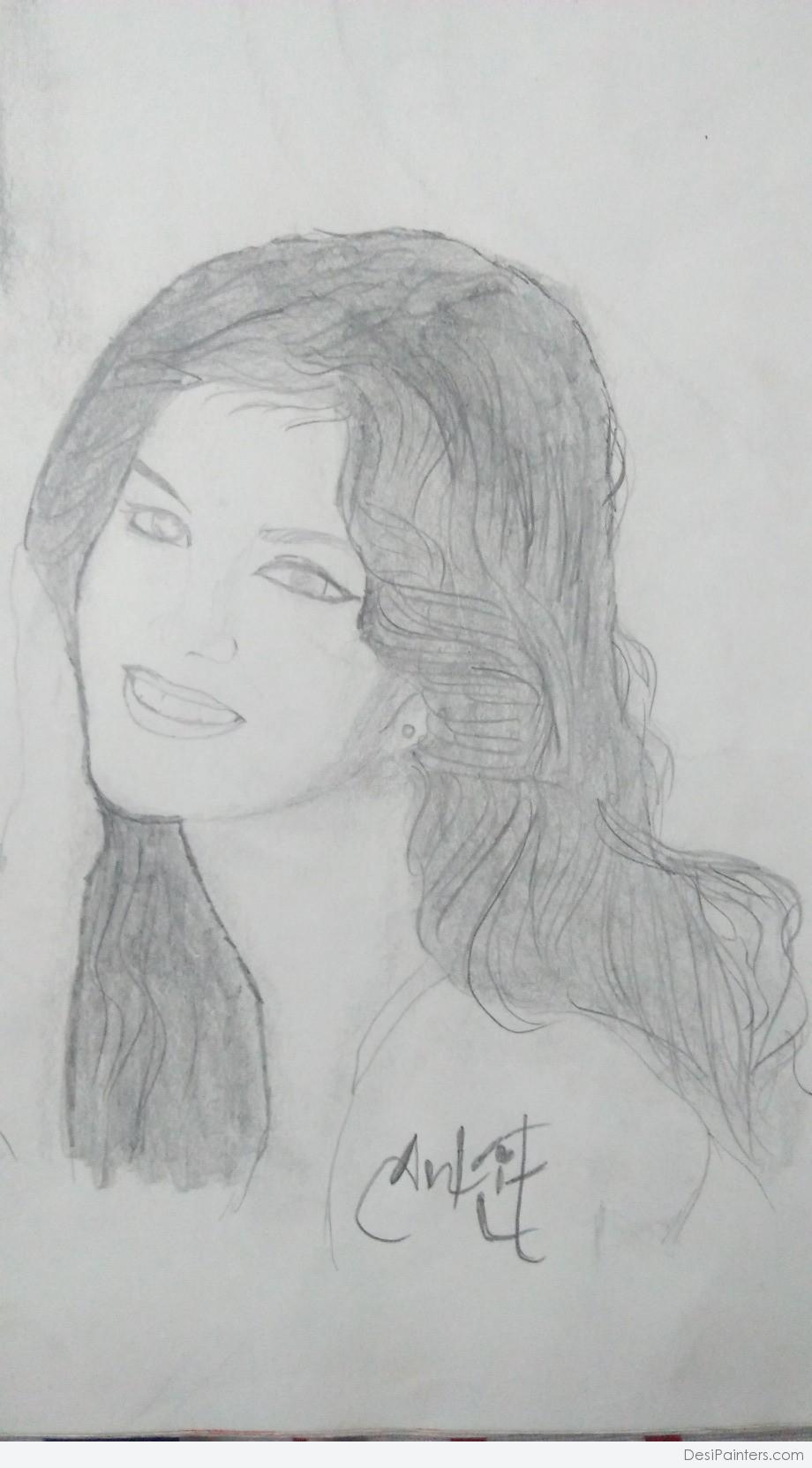 920x1662 Superb Pencil Sketch Of Sunny Leone - Sunny Sketch