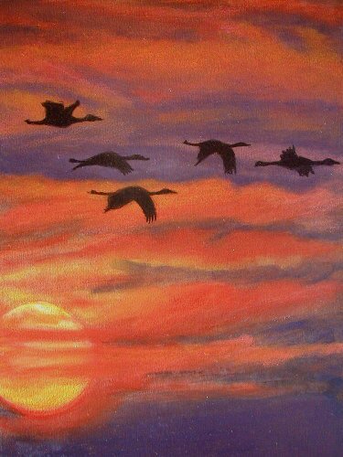 375x500 Pencil Drawings Colored Pencil Sunset Drawings - Sunrise Pencil Sketch