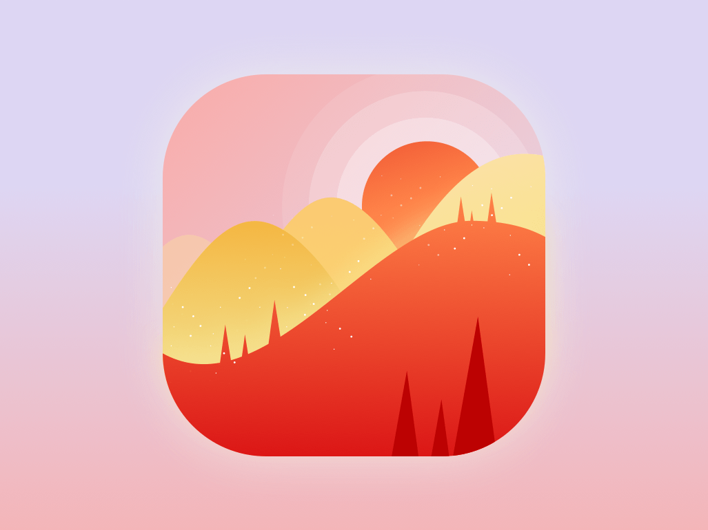1027x770 Sunrise App Icon Sketch Freebie - Sunrise Sketch