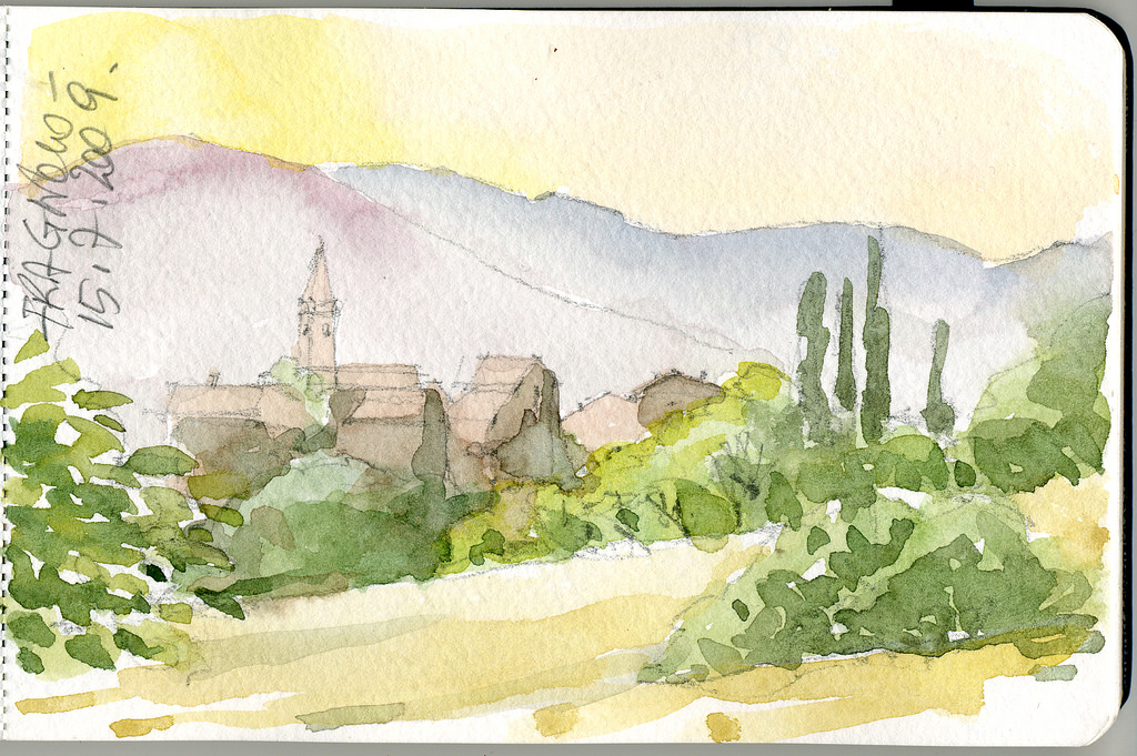 1024x681 Sunset - Sunset Sketch Pencil