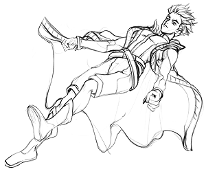 300x259 Corel Paint Shop Pro Photo Xi - Super Heroes Sketch