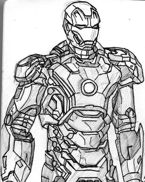 480x600 Quick - Super Heroes Sketch