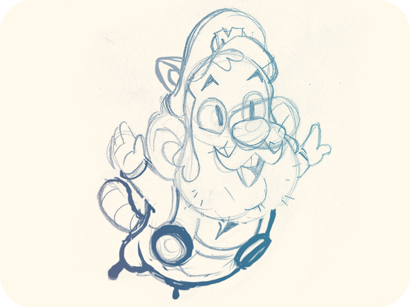 800x600 Super Mario Bros. 3 - Super Mario Bros Sketch