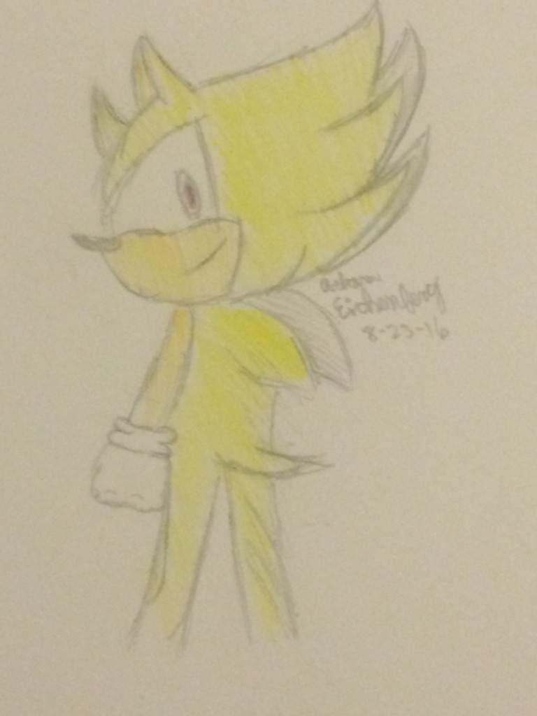 768x1024 Super Sonic Sketch Sonic The Hedgehog! Amino - Super Sonic Sketch