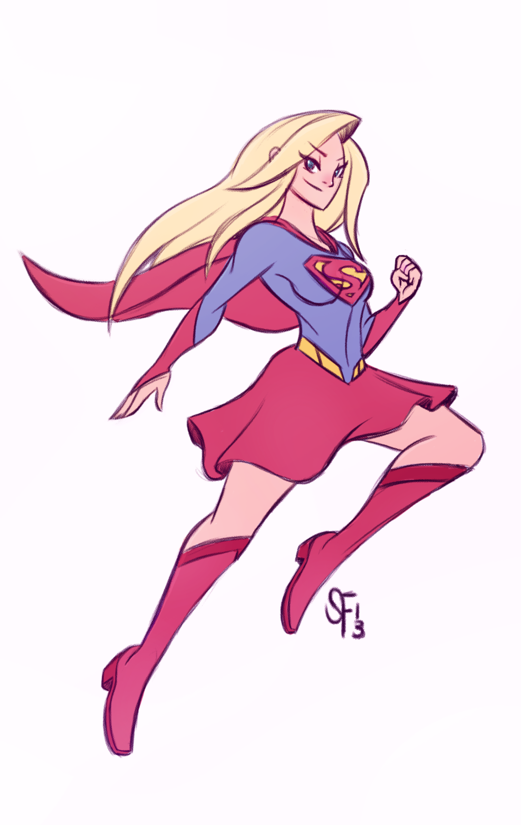 1024x1622 Supergirl Sketch By Tigerhawk01 Supergerojno I Ne - Supergirl Sketch