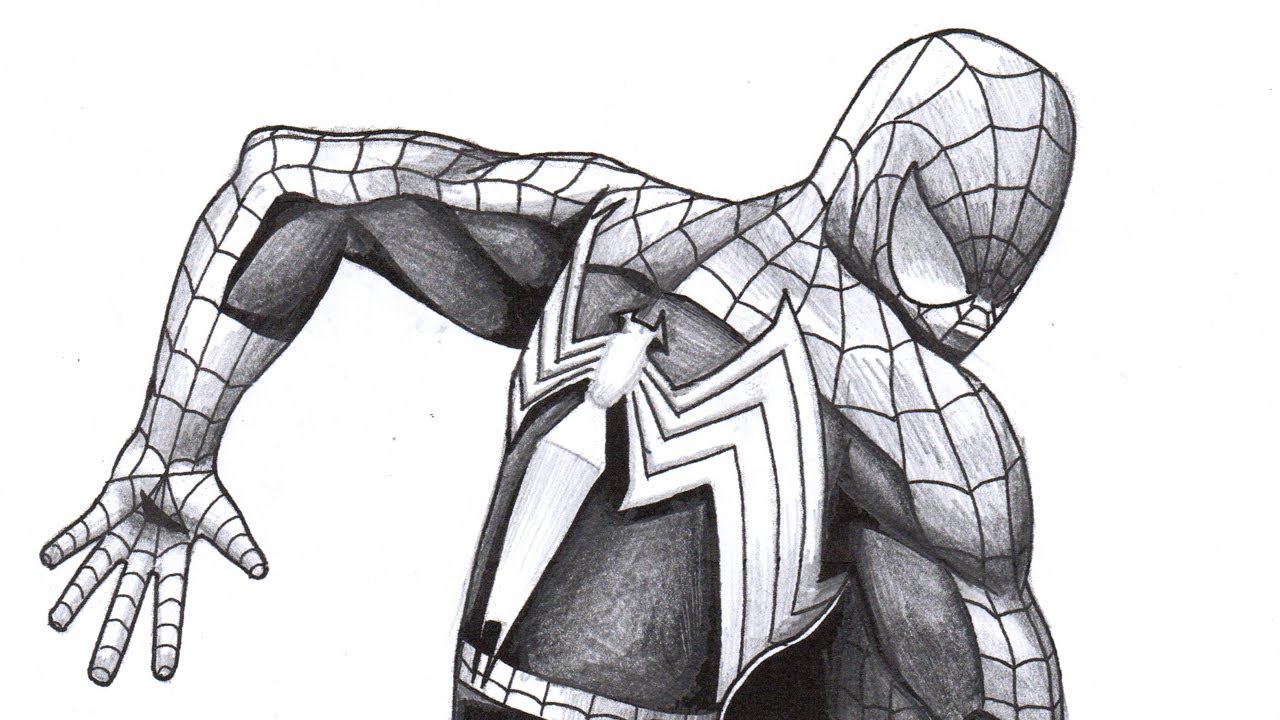 Superhero Sketch at PaintingValley.com | Explore collection of