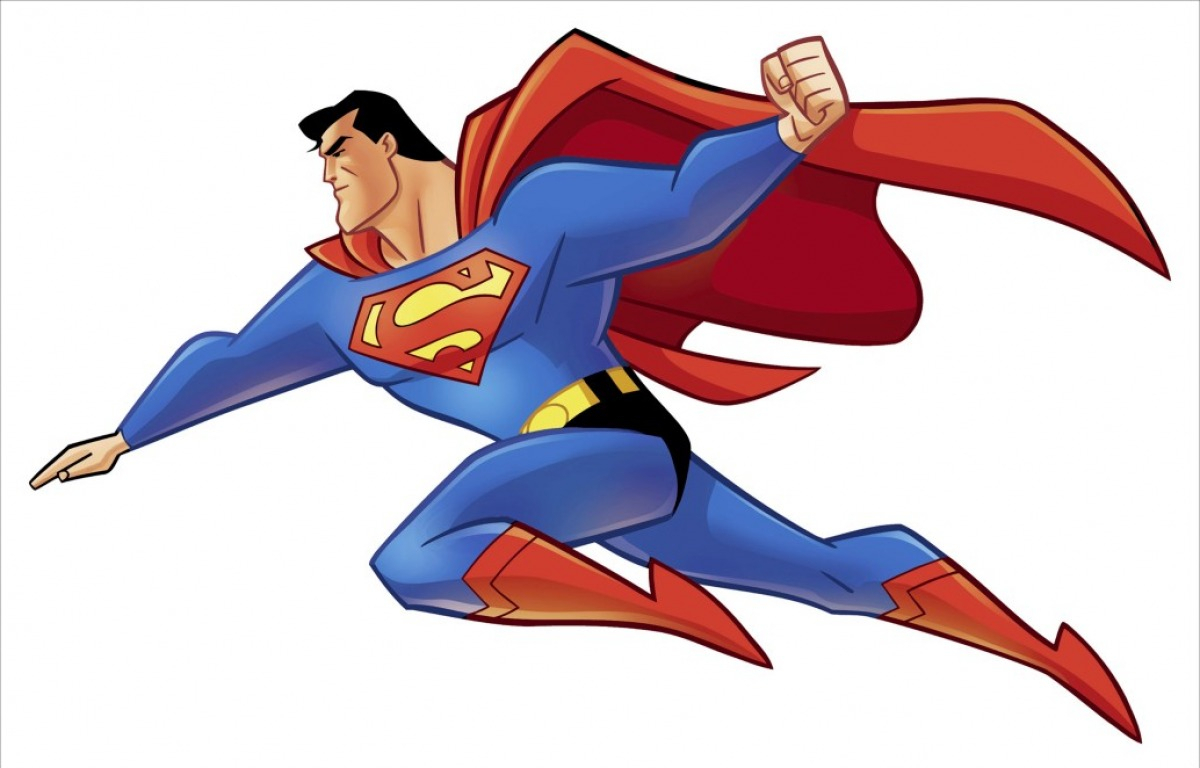 1200x768 Superman Cartoon Drawing - Superman Cartoon Sketch