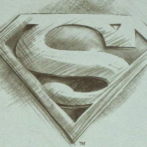 486x486 Letsdraw - Superman Logo Sketch