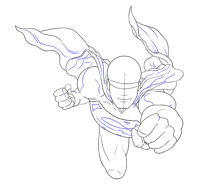 678x600 How To Draw Superman Easy Drawing Guides - Superman Logo Sketch