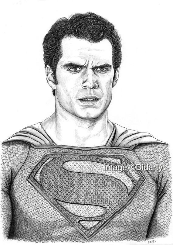 Superman Pencil Sketch at Explore collection of