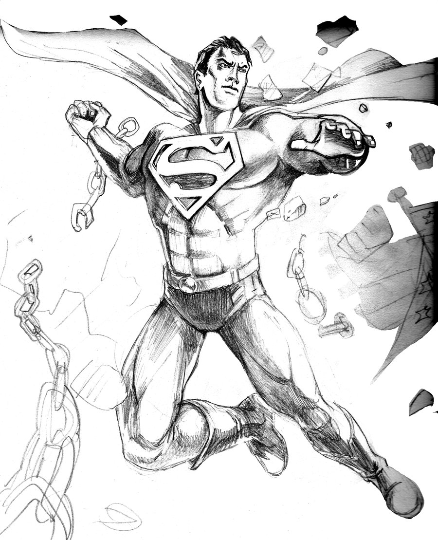 Superboy рисунок