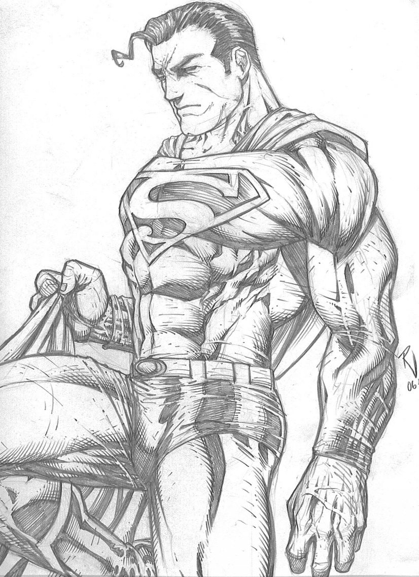 826x1137 Superman Drawings In Pencil Easy Superman Pencil Sketch Drawn - Superman Pencil Sketch