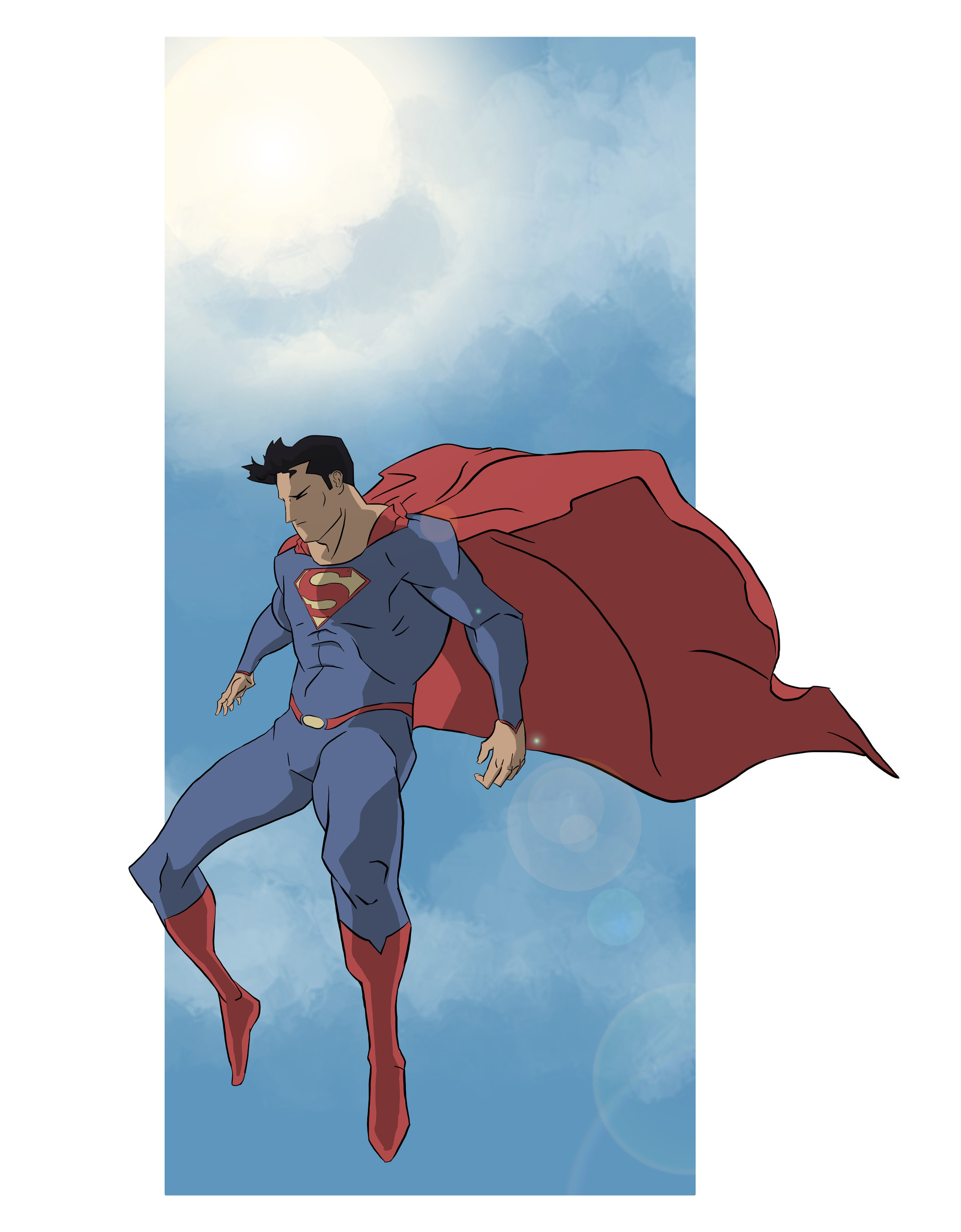 1920x2462 Nick Azevedo - Superman Sketch