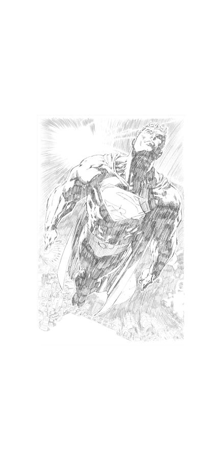 437x900 Superman - Superman Sketch Art