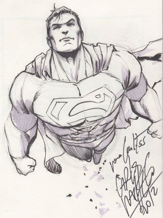 574x766 Superman Comic Art Superheroes Comics, Comic Art - Superman Sketch Art