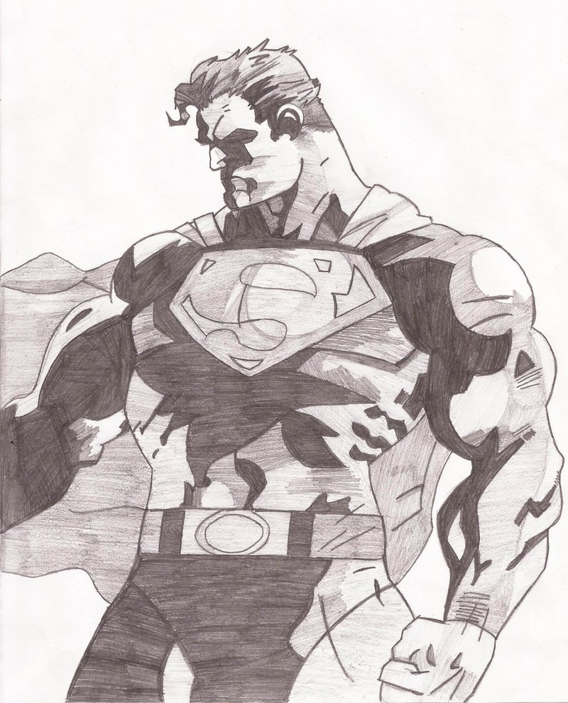 800x990 Superman Sketch By Superheroarts - Superman Sketch Art