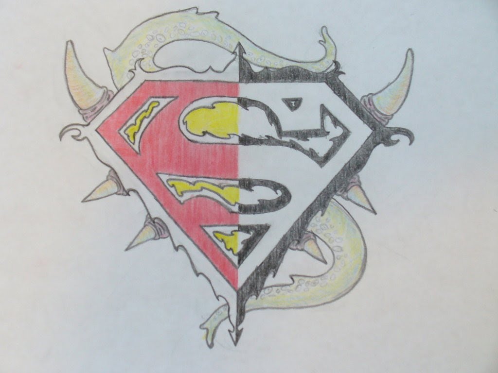 1024x768 How To Draw Superman Logo ( Must Watch ) - Superman Sketch Logo