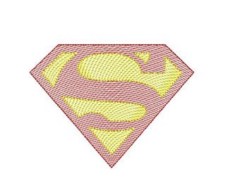 340x270 Superman Embroidery Etsy - Superman Symbol Sketch