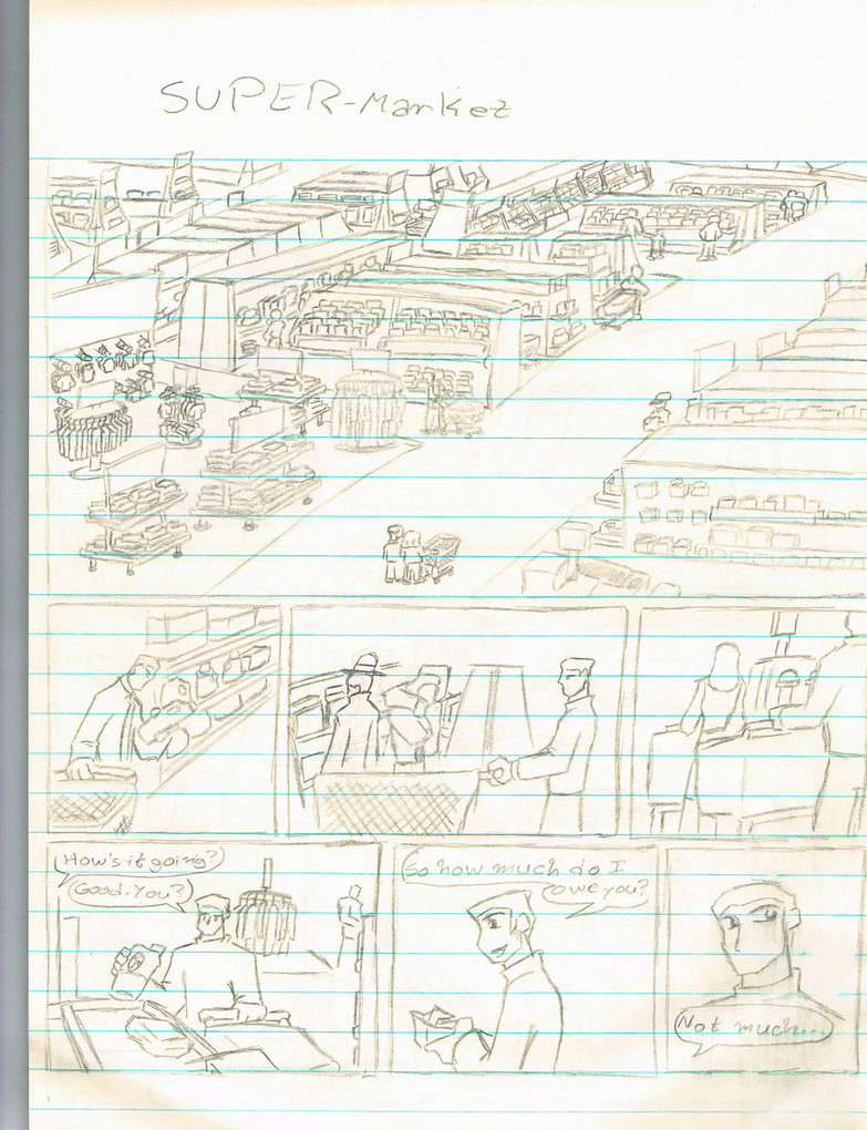 783x1020 Supermarket Sketch By Vegeta Prime - Supermarket Sketch