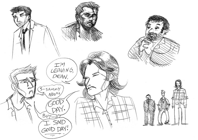 797x567 Supernatural Sketches By Jojobynxfwee - Supernatural Sketches