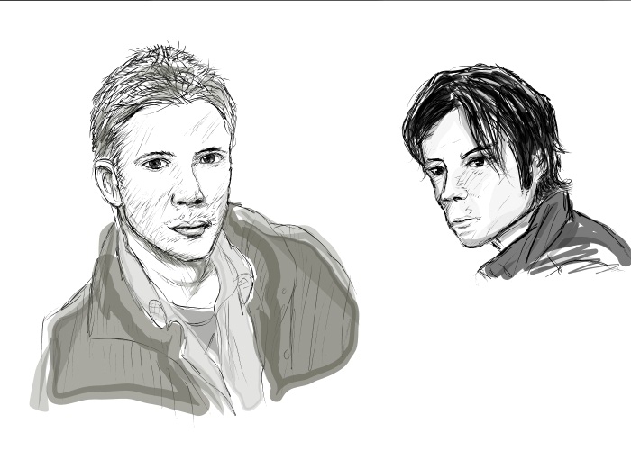 700x500 Supernatural Sketches By Torchwoodwerewolf - Supernatural Sketches
