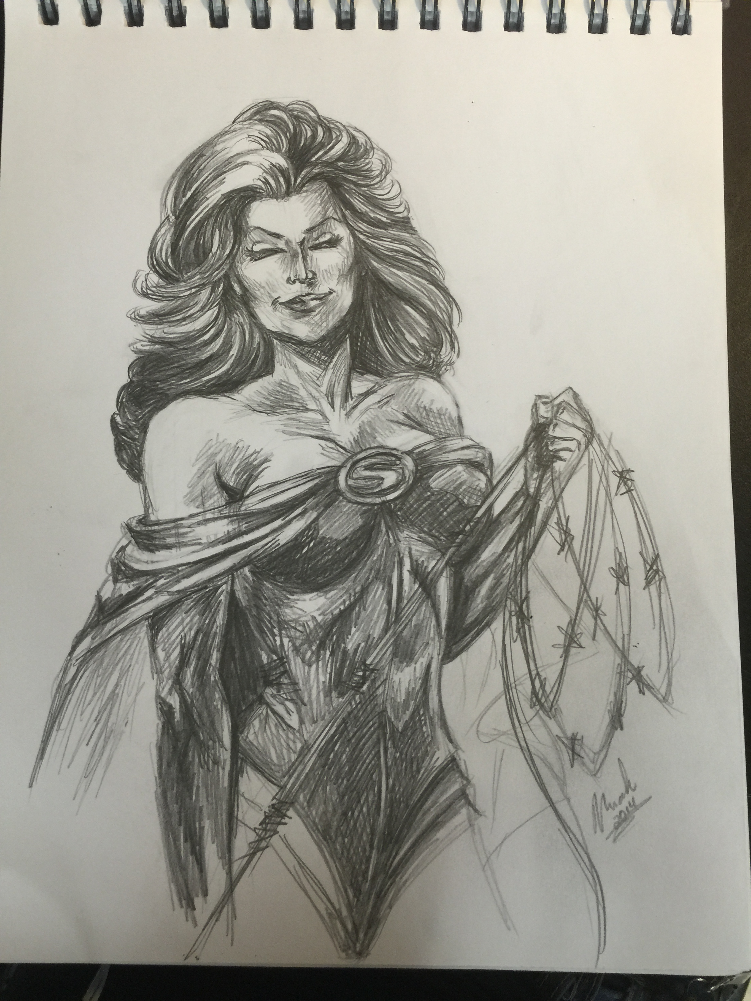 2448x3264 Superwoman Sketch - Superwoman Sketch