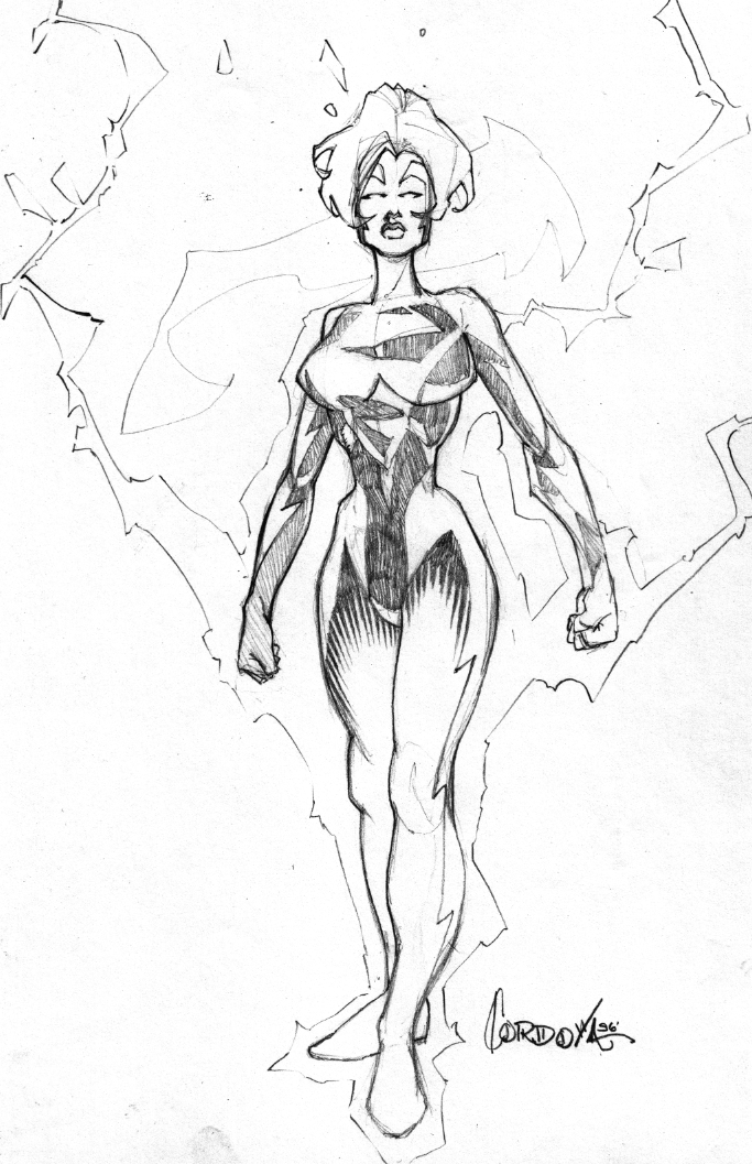 683x1057 Superwoman Sketch By Cordova67 - Superwoman Sketch