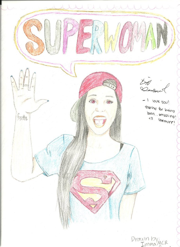 762x1048 Fan Arts One Love Superwoman - Superwoman Sketch