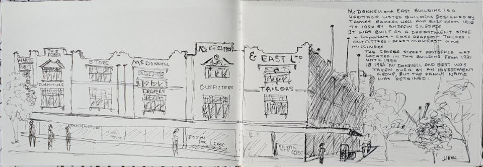 960x332 Judy Joy Bell Sketching Around The Brisbane Supreme Court - Supreme Court Building Sketch