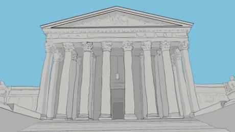 460x259 Antonin Scalia, Supreme Court Justice, Dies - Supreme Court Building Sketch