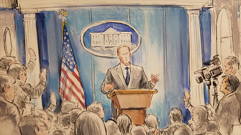 780x439 With Cameras Banned, Cnn Sends Sketch Artist To White House Briefing - Supreme Court Sketches