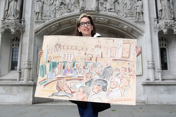 615x409 Artist Makes History By Becoming First Person Allowed To Draw - Supreme Court Sketches