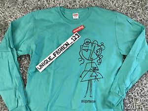 300x225 Supreme Sketch Long Sleeve Tee L Teal Box Logo Large Fw16 Ls T - Supreme Sketch Tee