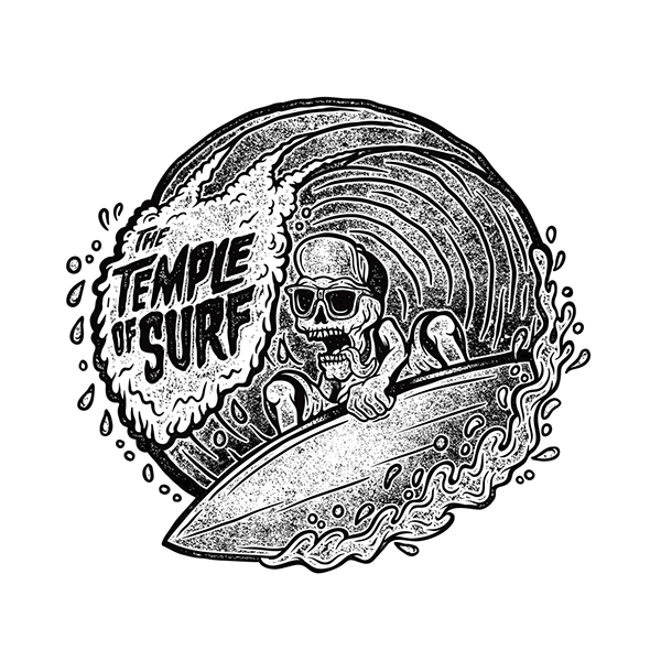 600x600 The Temple Of Surf On Behance - Surf Sketch