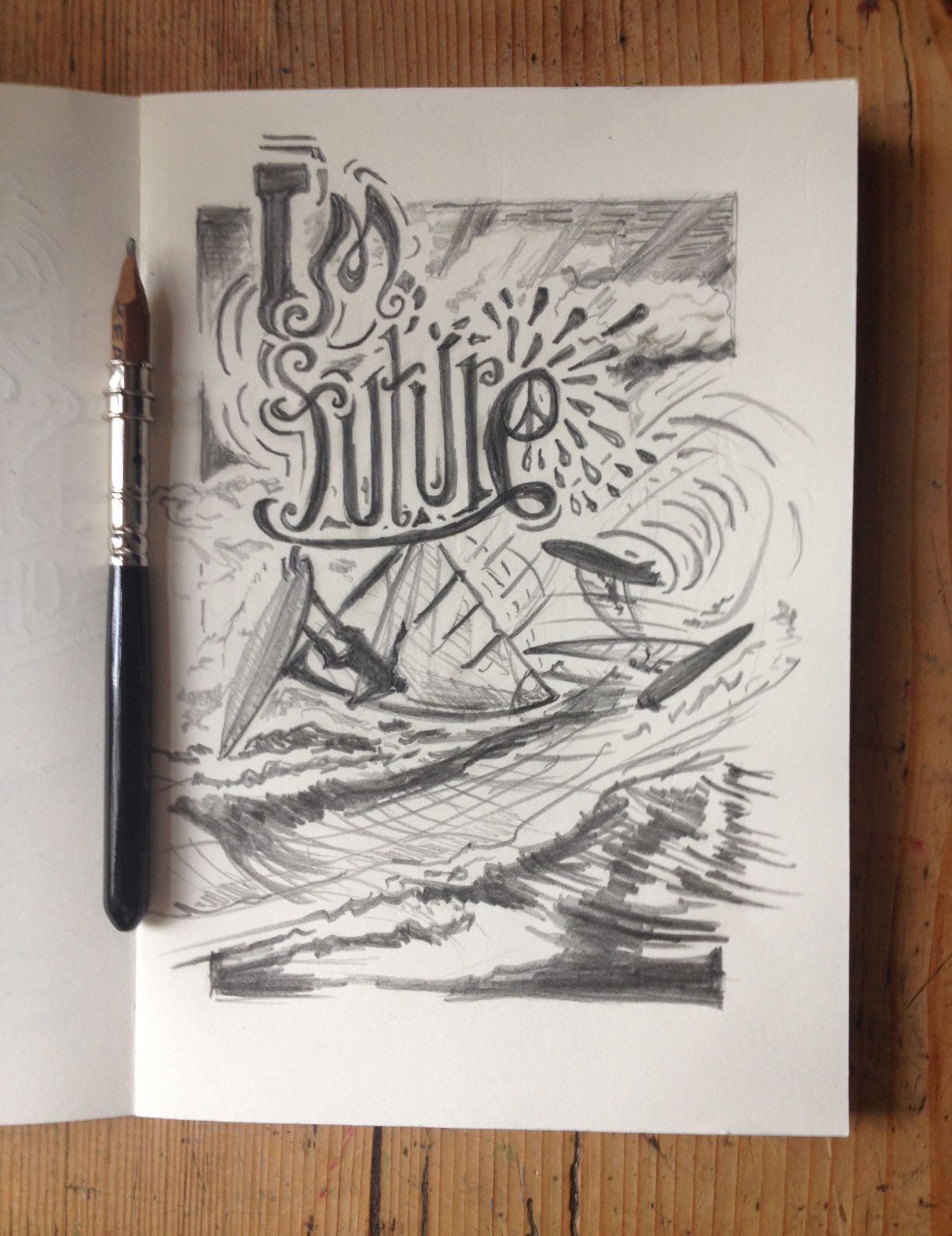 1224x1588 Windsurf - Surf Sketch