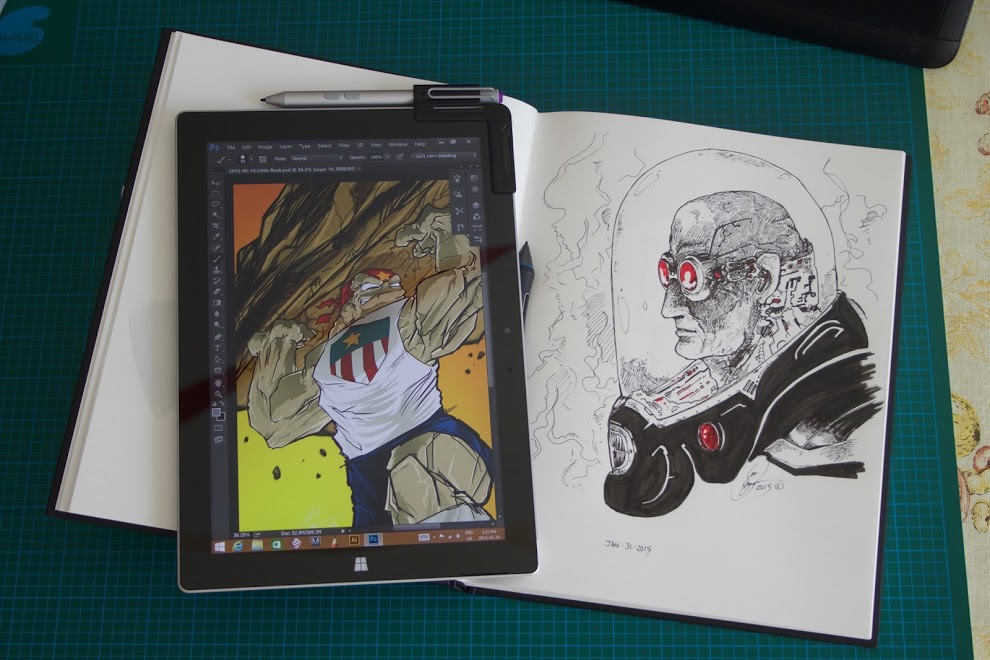 990x660 Review Microsoft Surface 3 For Artists And Drawing Parka Blogs - Surface Pro Sketch