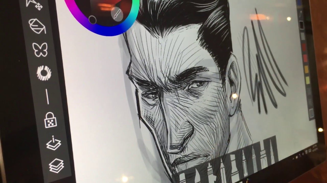 1280x720 Freehand Drawing On A Surface Pro 4 In The Wild - Surface Sketch