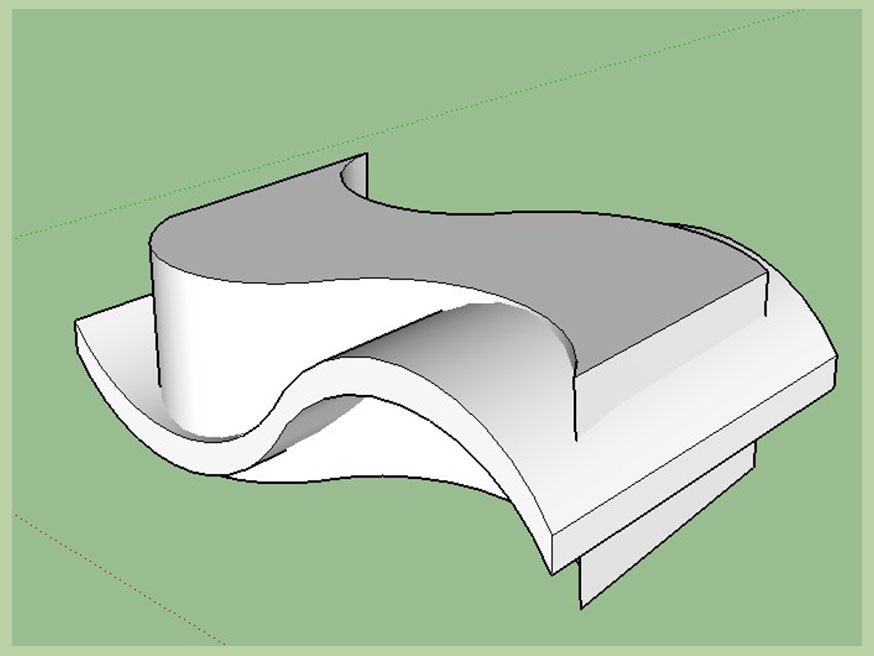 874x656 How To Draw Curved Surfaces In Sketchup 12 Steps (With Pictures) - Surface Sketch