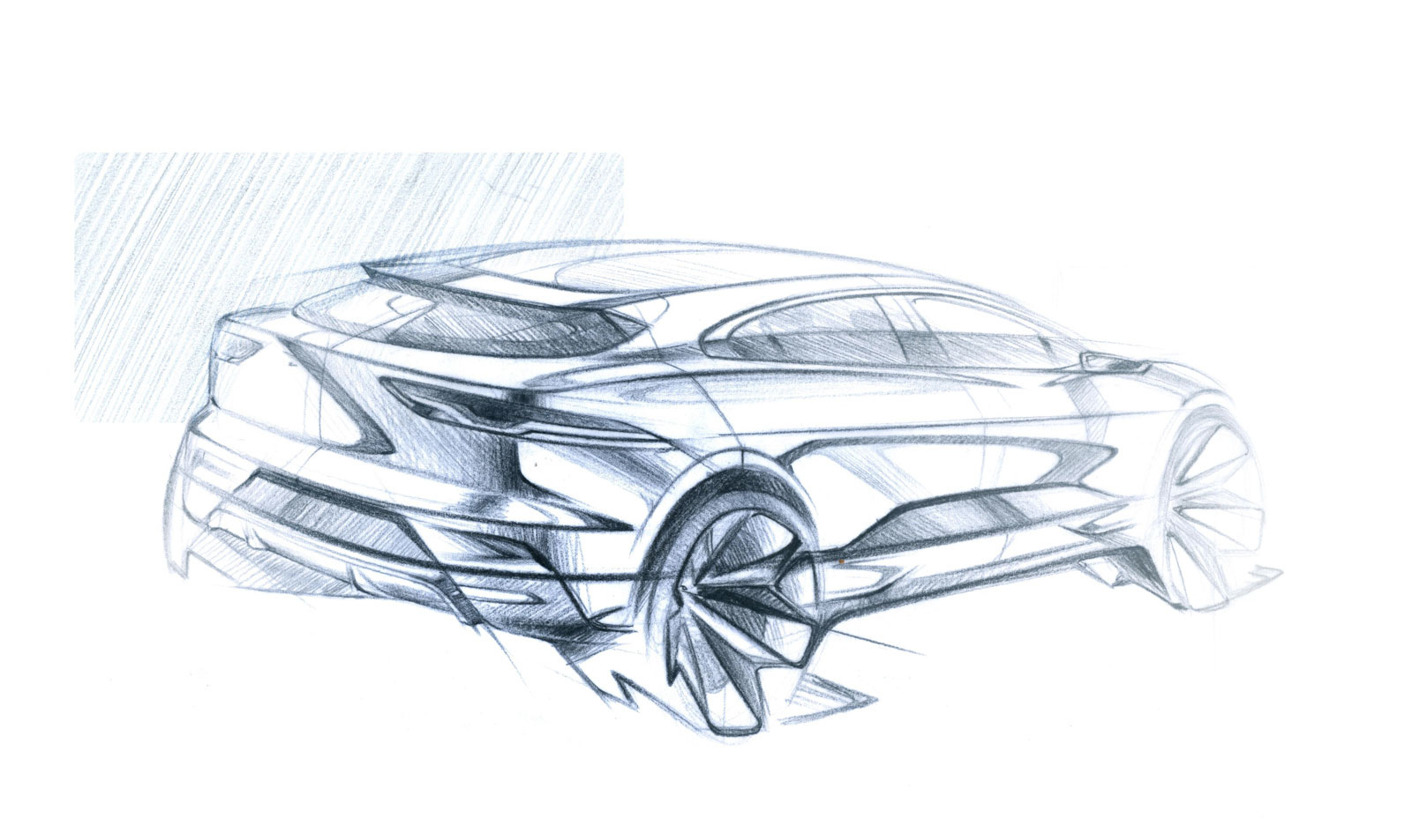 1600x953 Jaguar I Pace Design Sketches Surface - Surface Sketch