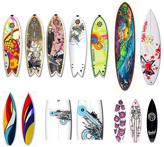 560x502 The Best Surfboard Painting Designs Ever Surfoards - Surfboard Sketch