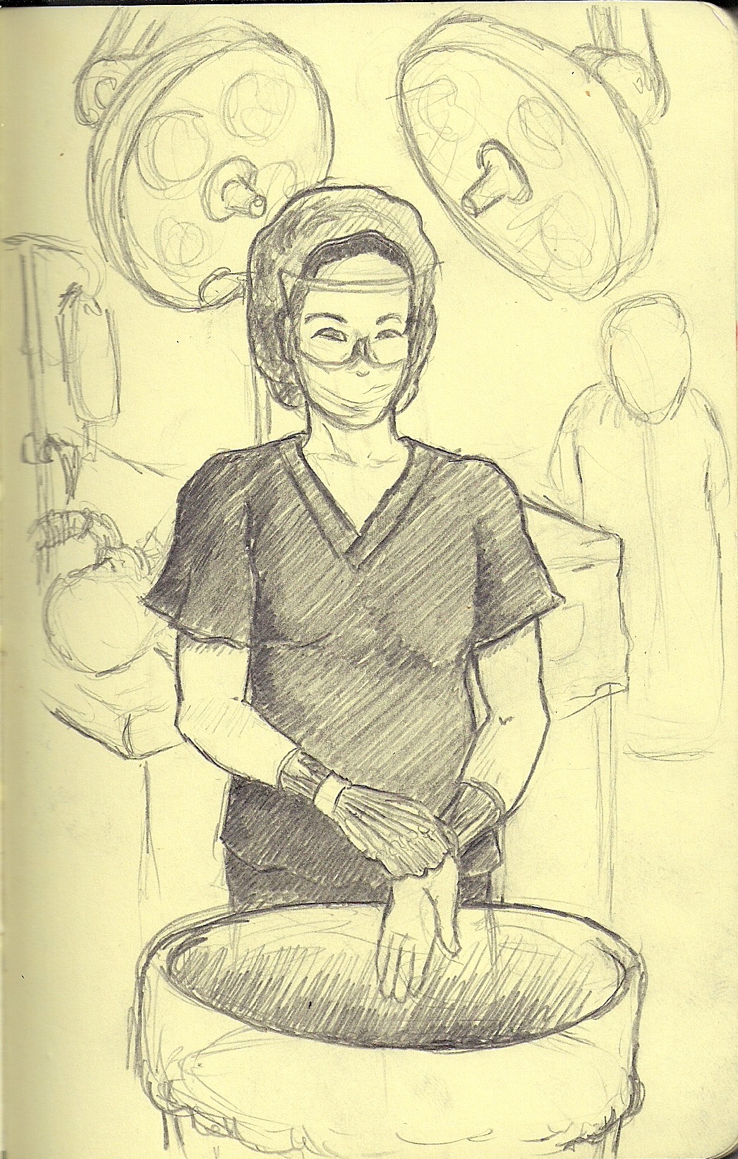 1046x1642 Surgeon Hands Mirmedart - Surgeon Sketch