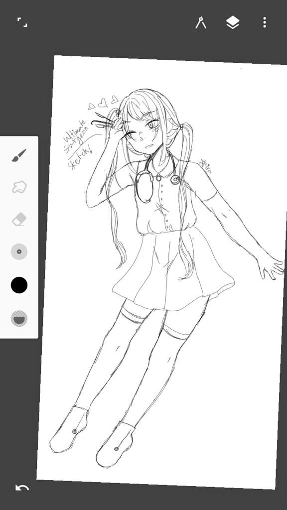 576x1024 Ultimate Surgeon Sketchwip Danganronpa Amino - Surgeon Sketch