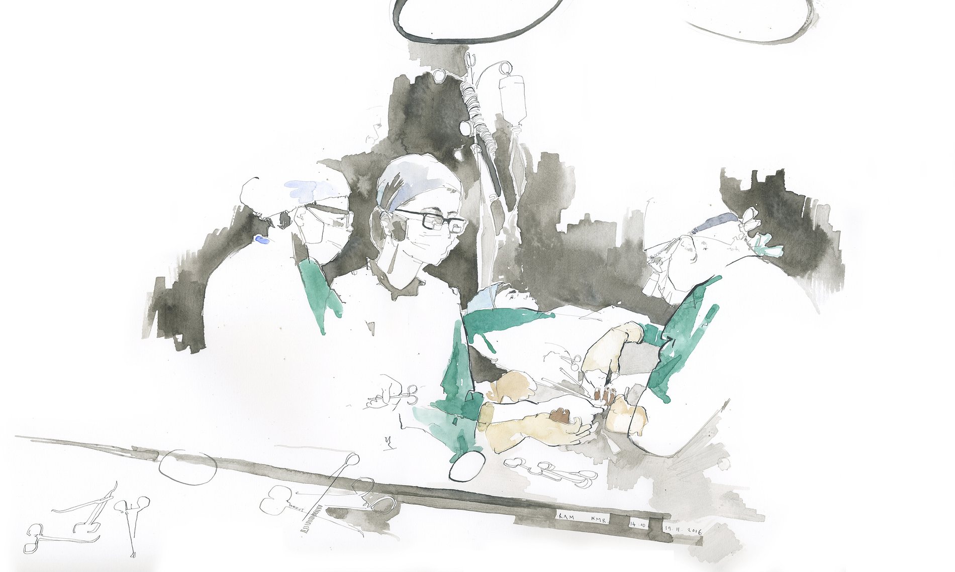 1900x1139 The Art Of Surgery Life Drawing And Leprosy - Surgery Sketch