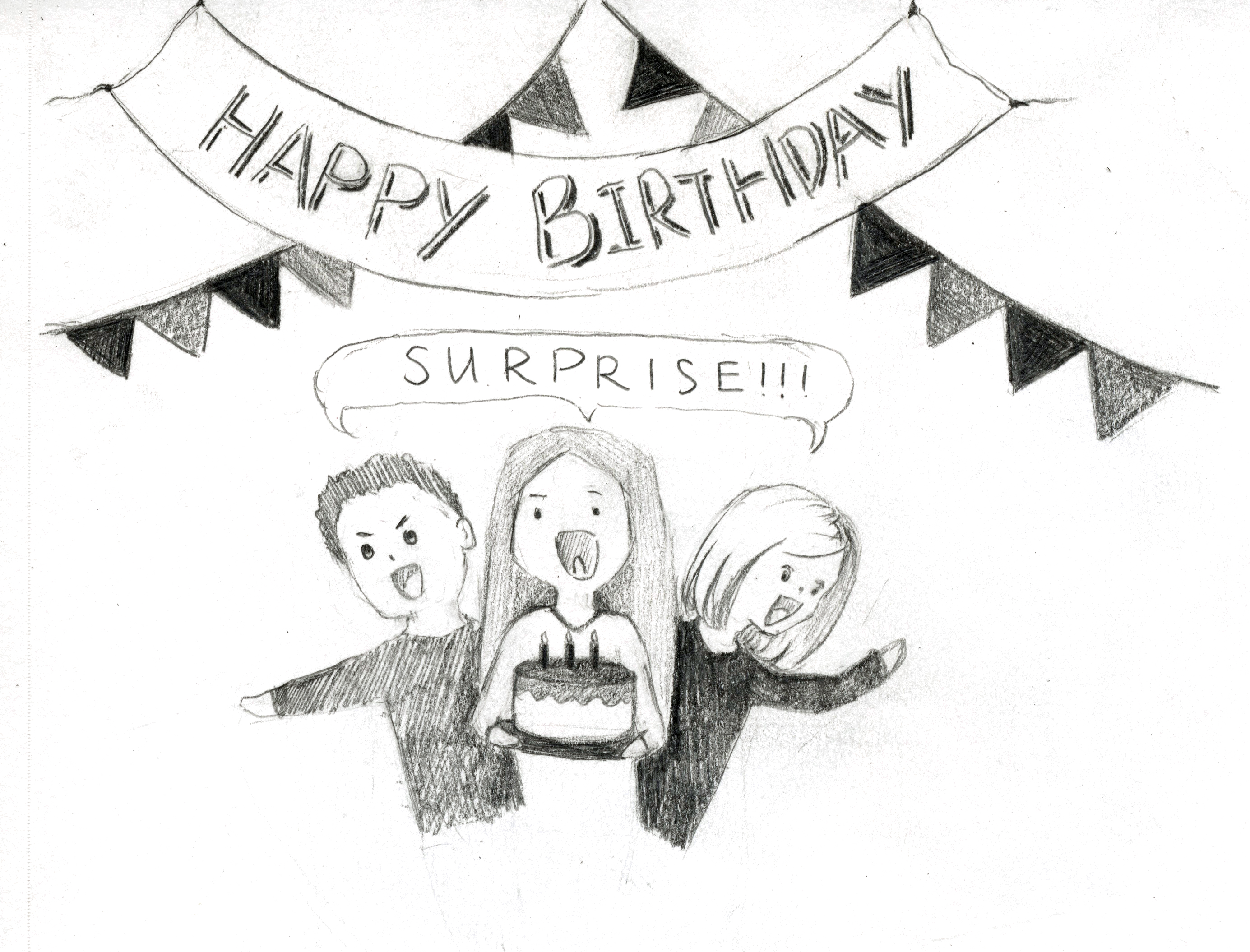 2770x2110 Life Is Full Of Surprises - Surprise Sketch