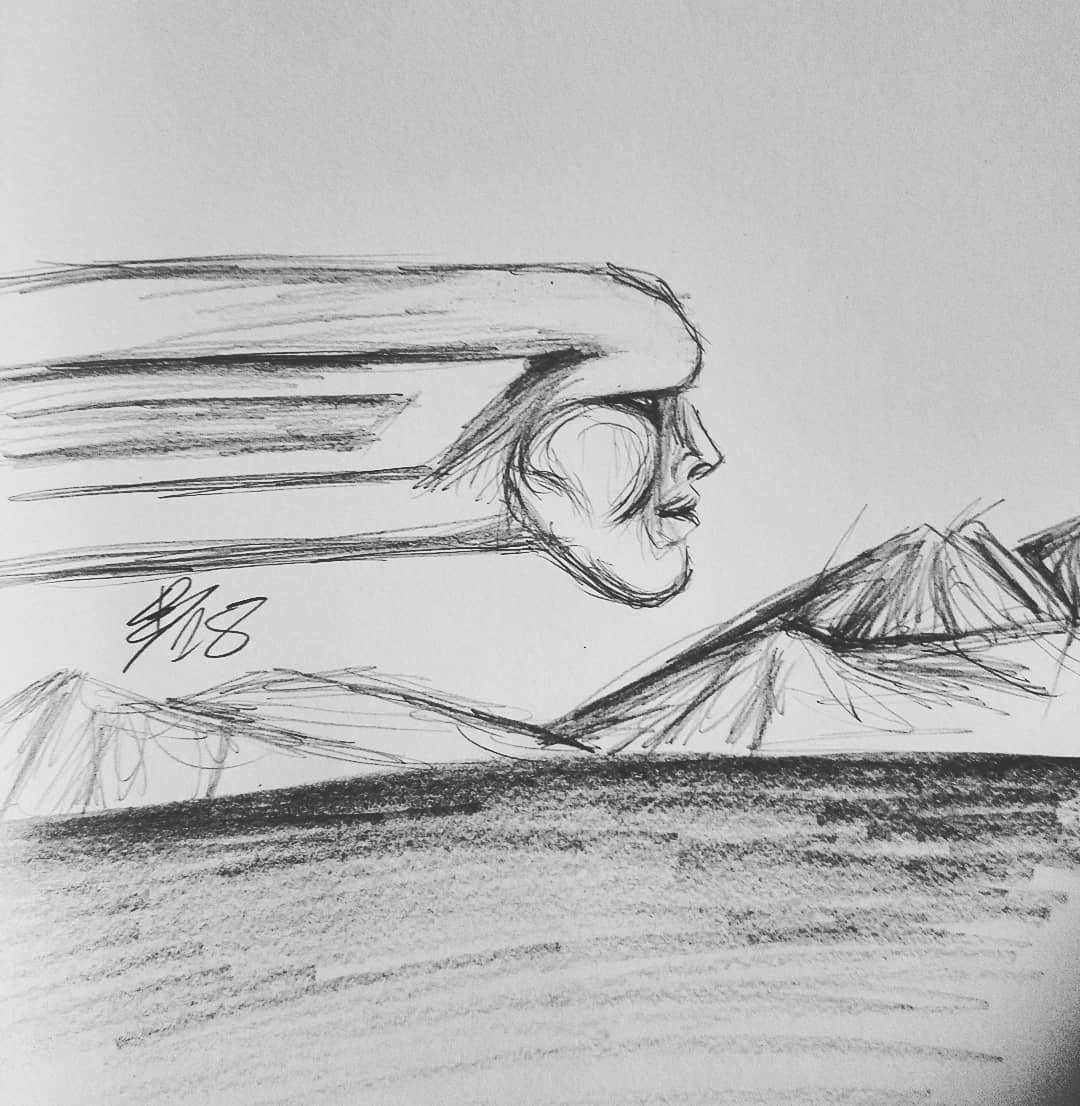 1080x1106 Surreallandscapes - Surrealist Sketches