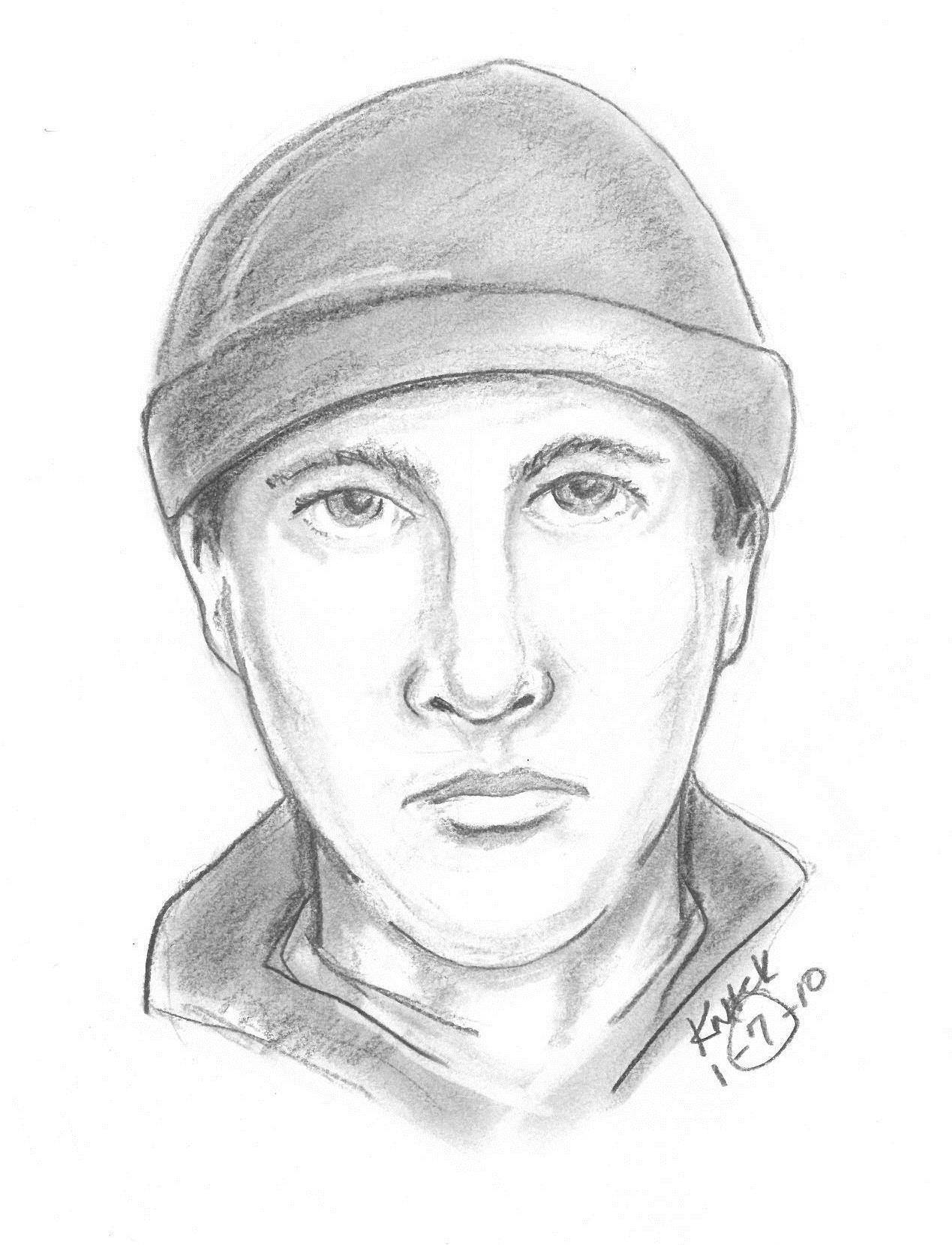 1269x1660 Mentor Police Release Sketch Of Carjacking Suspect - Suspect Sketch