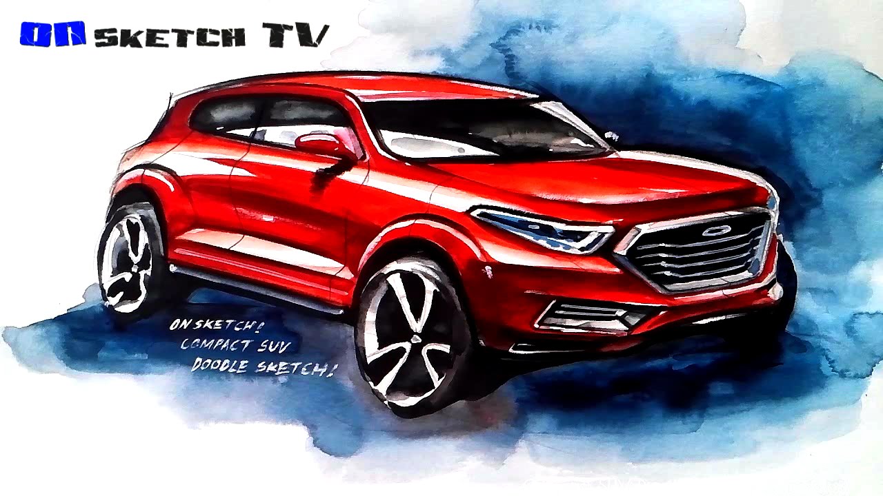1280x720 Tv Sketch - Suv Sketch