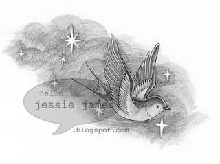 320x239 Photos And Scribbles Swallow Sketch - Swallow Sketch