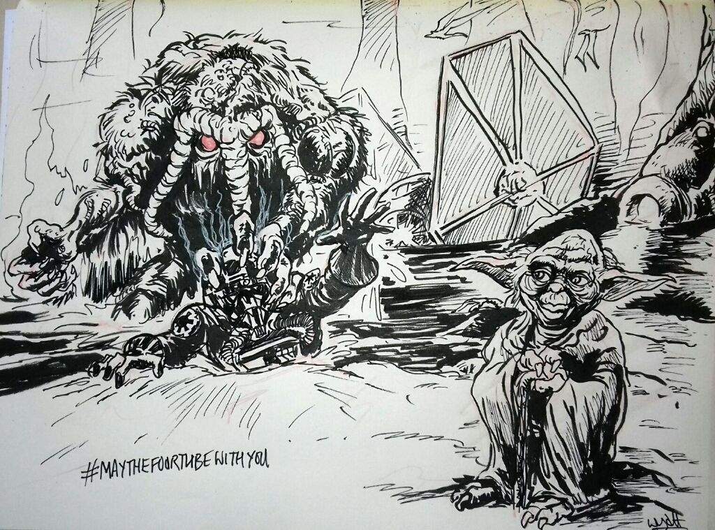 1024x759 Lunchtime Sketch - Swamp Sketch